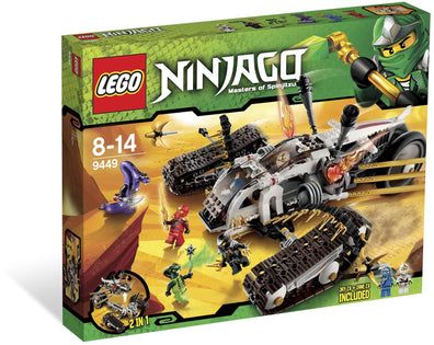 LEGO Set-Ultra Sonic Raider-Ninjago / Rise of the Snakes-9449-1-Creative Brick Builders